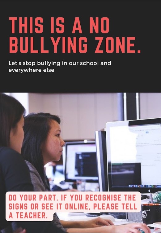 bullying-free-zone poster