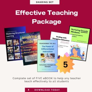 Effective Teaching Package of 5 eBooks