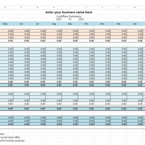 cashbook template